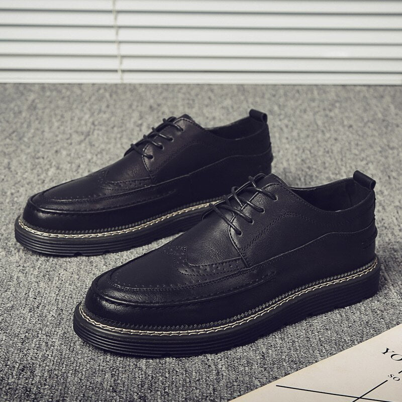 Mens Thick Sole Oxfords