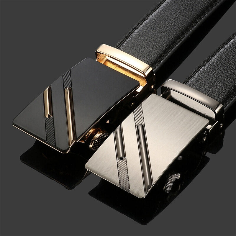 Men's High Quality Luxury Business Automatic Buckle Belt