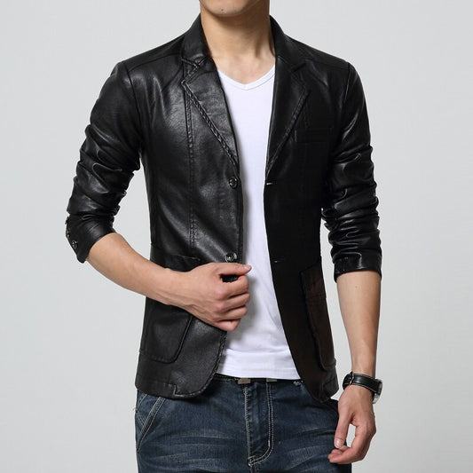 Casual Boutique Suit Leather Jacket