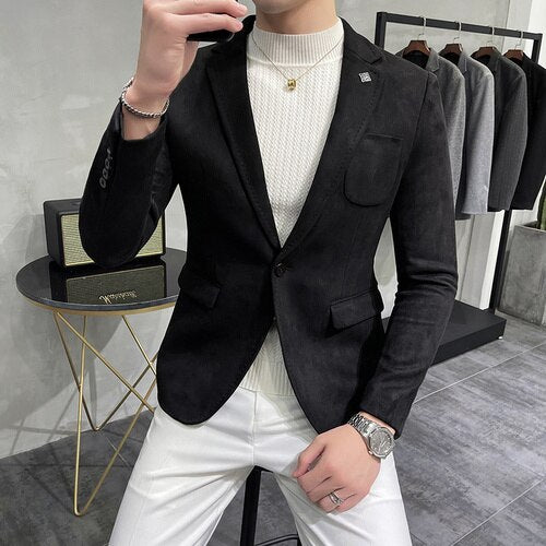 Casual Slim Blazer For Men