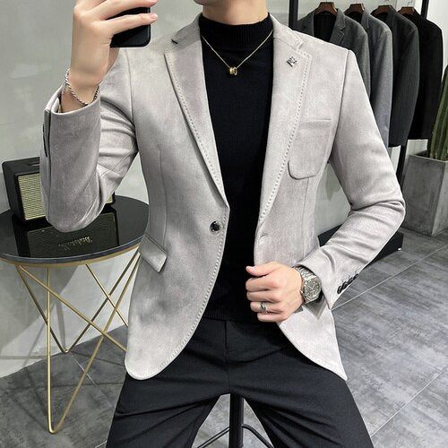 Casual Slim Blazer For Men