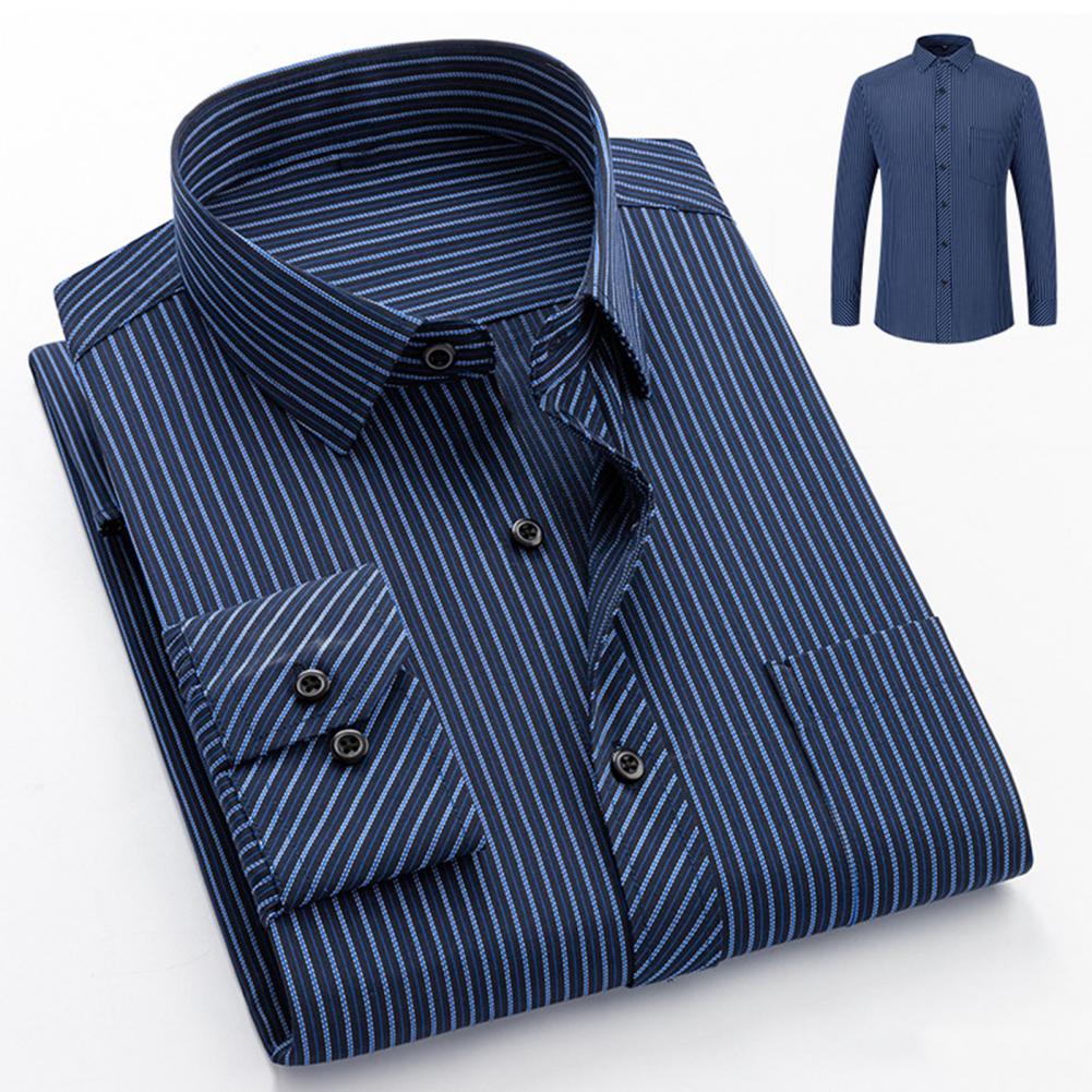 Single Breasted Men's Dress Shirt