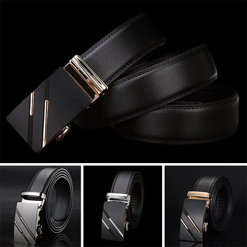 Men's High Quality Luxury Business Automatic Buckle Belt